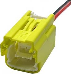 automotive connectors 2 Pin Car Wiring Harness Electronic Connector 7C83-0651-70 90980-12698 7283-0651-70 easy replacement(2Pin Female,1 Pc)