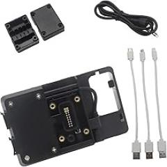 Motorcycle GPS Navigation Bracket for Ninja for Z1000 SX for Z1000SX 2017 2018 2019 2020 Motorcycle Navigation Phone Mount Handlebar Navigation Bracket Stand(2)