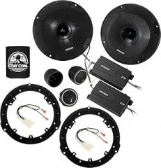 KICKER Speakers 6.5 inch for Ford Mustang 2015-2023 Upgrade Kit - Pair of CS Series with Adapters and Harness, Component 6 1/2 Car Audio Front Door or Rear Side Panel Speaker CSS65, 46CSS654