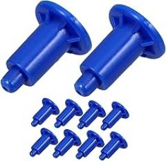 Amosfun 10pcs Plastic Feet Electronic Scale Accessories Non Slip Furniture Pads for Riser Leveler