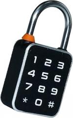 Electronic Padlock Intelligent Lock With Touch Screens Keypad Access Weather Proof For Warehouse And Suitcases Security