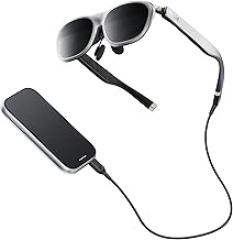 Rokid AR Spatial Glasses silver, AR Glasses Max2 silver with Station2, 360