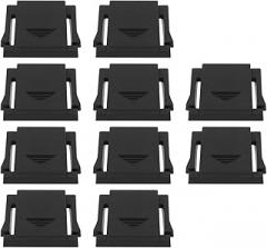 Create idea 10pcs Hot Shoe Cover Hot Shoe Protection Replacement Compatible with Canon EOS Compatible with Sony Alpha Cameras Black (Version 2)
