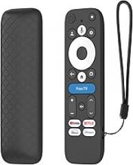 Remote Case for Onn. Google TV Box 4K Pro 2025 Silicone Protection Cover (Black)