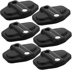 Ciieeo 6pcs Door Lock Covers Trim Stylish Decoration Compatible Material Protects and Vehicle Aesthetic