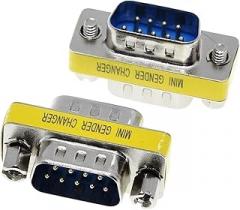 DB9 9Pin Male to Male/Female to Female/Male to Female Mini Gender Changer Adaptier RS232 Serial Plug Com C0innector New 2026 High for Reliable Electronic Component, Precision, Stable Performance
