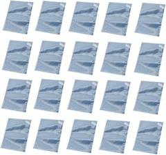 100pcs Anti-static Pouch Self-sealing Translucent Chip Storage Bags for Mainboard Pe Material and Blue for Electronics and Jewelry Storage