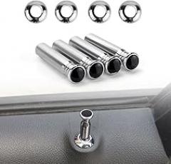 Easy Installation Car Auto Door Knob Latch Lift Pin Lock Replacement Part Set, 4PCSSET