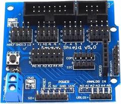 Sensor Shield V5.0 Sensor Expansion Board UNO MEGA R3 V5 for Arduieno Electronic Building Blocks of Robot Parts New for Arrival 2025 High for Quality