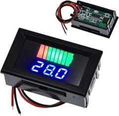 Car Battreriy Charge Level Indicator 12V 24V 36V 48V 60V-Thitium Battreriy Capacity Trackier Metier Tester Blue Display LED Tester VoltTrackier Metier New 2026 High for Reliable Electronic Component
