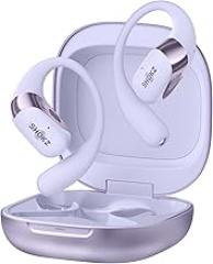 SHOKZ New OpenFit 2+ Open-Ear Headphones,Dolby Audio Enabled,Comfortable Earbuds with Soft Ear Hooks,48H Playtime,IP55 Water-Resistant,USB-C Fast Charging,Wireless Charging - Online Exclusive Purple