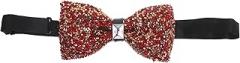 Milisten Rhinestone Bow Tie for Men Pre-tied Sparkle Bowties with Metallic Suitable for Weddings Evening Parties Formal Wear