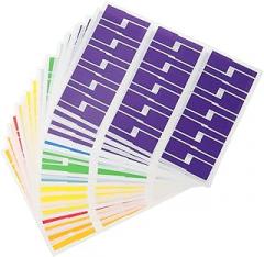 STOBOK 40sheets Cable Labeler Wire Label Cord Tag Oilproof Sticker for Electronics Cord Labels Tags Water