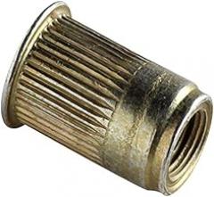 AKS4T-420-260 AK-Series Insert, Thread Size 1/4-20, Yellow-zinc trivalent with Clear Protective Coating, ROHS Compliant, Made in US, Grip Range .165-.260, (Pack of 25pcs)