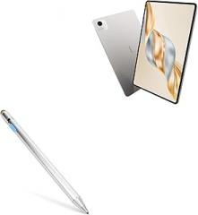 BoxWave Stylus Pen Compatible with Honor Pad X9a - AccuPoint Active Stylus, Electronic Stylus with Ultra Fine Tip - Metallic Silver