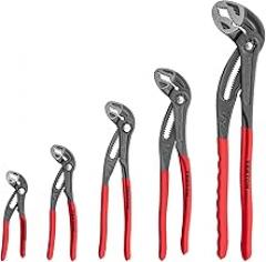 TEKTON Angle Nose Push Button Adjustable Pliers Set, 5-Piece (5, 7, 10, 12, 16 in.) | PGA93002