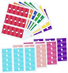Angoily 12sheets Adhesive Wire Labels Tags for Cable Cord Management Electronics Cable Labels