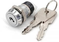 19mm Metal 4Pin ON-Off 2Position DPST A Series Electronic Lock Key Switch