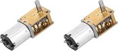 Walfront 2pcs Mini Gear Motor Micro 1218GE N20 Geared Electric Motor Micro Gear Reducer Brush Motors Electronic Devices DC6V 35RPM
