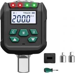 Digital Torque Adapter Digital Torque Adapter, 7.38-147.5 Ft.Lb/10-200 N.M, Electronic Torque Wrench Converter With ±2% Accuracy For Bike Moto