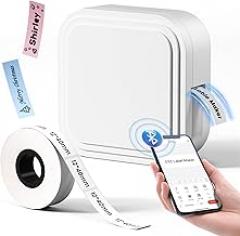 Bluetooth Mini Label Makers, Label Maker Machine with Tape for Organizing Storage, Portable Rechargeable Label Printer with Multiple Templates, Label Machine for Home, Office, Back to School Supplies