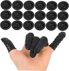 Beaupretty 200PCS Anti-Static Finger Covers Wear-Resistant Rubber Finger Cots for Electronics Assembly Portable Daily Use Work Accessories Small Size Dust-Free Design