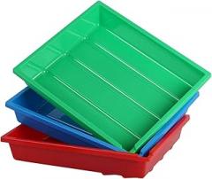 12inch Darkroom Developing Tray Anti Leak Versatile 36x31cm Large Format Processing Tray, 3Pcs