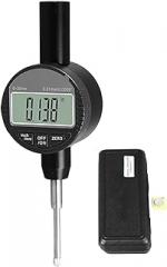 FLEXMAN Electronic Digital Dial Indicator, 0.01mm 0.0005in Resolution 0 to 30mm Range, M2.5 Thread High Accuracy Dial Test Gauge, Digital Probe Indicator