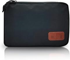 Travel Electronics Organiser Bag, Oxford Cable Organiser Bag Electronics Accessories Organizer Bag, Portable Travel Gadget Bag for Cables, Memory Cards, Wires, Chargers (black)