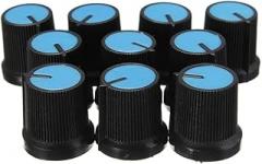 BESTonZON 10pcs Potentiometer Knob - Design Rotary Taper Knob for Smooth Control of Audio Equipment and Electronics