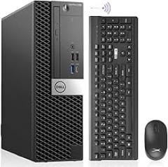 Dell OptiPlex 5060 Desktop Computers Windows 11,Intel 6-Core i5-8500,16GB DDR4 Ram,512GB NVMe M.2 SSD, Wireless Wi-Fi 6e AX210,Bluetooth 5.2,HDMI Small Form Factor PC (Renewed)
