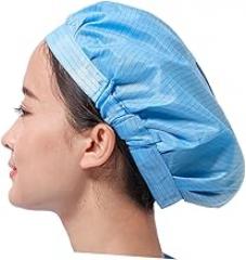 Adults Working Cap Scrub Hat Bonnets Reusable Hat Fluffy Food Industry Breathable Protective