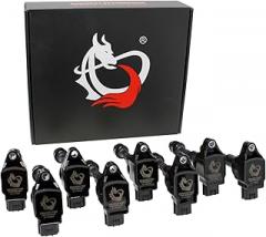 AIP Electronics Dragon FIRE Performance Set of 8 Ignition Coils Compatible with 2007-2009 Infiniti QX56, Nissan Armada, Pathfinder, Titan 5.6L V8 22448-ZE00A 22448-ZE00C OEM Fit DFC1055-8
