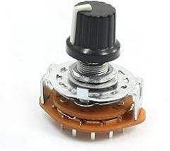 Electronic Machine 3P4T 3Pole 4 Position 2 Deck 15 Pin Rotary Switch(Elektronische Maschine 3P4T 3Pole 4 Position 2 Deck 15 Pin Drehschalter