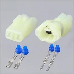 Dj7025f-2.2 Waterproof Connector Of Automobile Harness / 3 4 6-pin Electronic Reversing Plug Sealed Socket Sheath(2p,1sets)