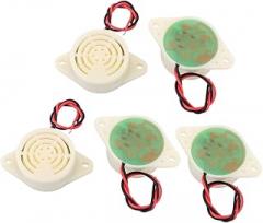 5 Pcs Furnace Parts & Accessories DC 3-24V 12V 2-Wired Intermittent Active Electronic Buzzer Relays Alarm