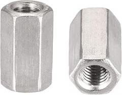 M8x24mm(DXL) - Hex Standoff Spacer Nuts -2Pack- Good for Electronic Machine - 304 Stainless Steel Coupling Screws