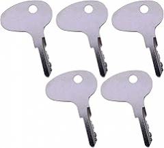 5pcs Ignition Keys 123243 12343 912-0514920 for Mitsubishi BD2 Series Kubota Tractors Cat Forklifts Kumiai