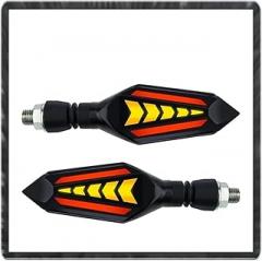 LED Motorcycle Turn Signals Light Bright Arrow Flowing Water Blinker Light White/Red/Blue + Yellow LED Indicators Light New 2026 High for Reliable Electronic Component, Precision, Stable Performance