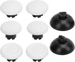 Thumbstick Caps Replacement Kit for Edge, Pro, Pro, X Box Series Controllers, 6 Thumb Stick Grip Caps+2 Replacement Thumbstick (White)