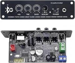 BIIuetuoth 5.1 MP3 Decoder Board DC 12V 20W Car Audlo Amplifier Signal Adaptier Module Car Audlo Accessories New 2026 High for Reliable Electronic Component, Precision, Stable Performance