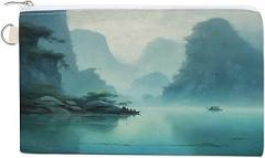 PNHDGBO Cute Small Pouch Zipper Coin Purse Country Life Pictures Makeup Cosmetic Bag Toiletry Zipper Pouch Electronic Organizer Travel Case Storage Pouches for Organization of Travel Shopping