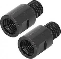 Angle Grinder Adapter, 2 Pcs Converter for Polisher Drill Bit Connecting Tool (M14 Male to 5/8in-11 Female)