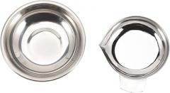 Angoily 2pcs Electronic Scale Accessories Stainless Steel Weighing Trays Gems Jewelry Trays for Small Scale Easy Storage