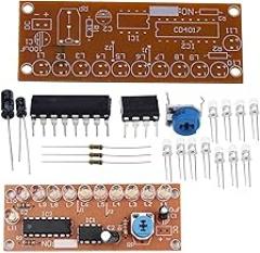 NE555 CD4017 Light Water Flowing Light LED Module DIY Electronic Marquee Light DIY Kit White Running Flow LED Electronic DIY Kit