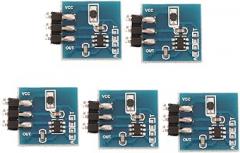 5pcs Touch Button Module Self-Locking Capacitive Switch for Projects Sensor Easy Installation for Electronic Applications