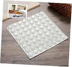192pcs Clear Self-Adhesive Door Knob Bumpers Small Door Stoppers for Walls Cabinets and Electronics Noise Dampening and Wall Protector Pads