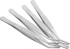 4pcs Stainless Steel Micro Landscape Tweezers for Bonsai Precision Crafted for Gardeners