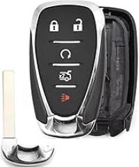 Remote Key Fob Keyless Shell for 2016-2021 Chevrolet Cruze Traverse Volt Camaro Bolt Equinox Sonic Trax Malibu Replacement Fob Key case - no Programming Needed - no Electronics Inside (5button)
