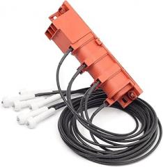Electronic Pulse Ignitors Kit Replacement for GE Whirl Range Repairs, 110/120V/240V 6 Exits Igniters with 6 Spark Ceramic Electrodes and 36